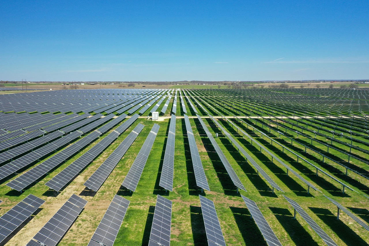 Gainesville Texas solar shot