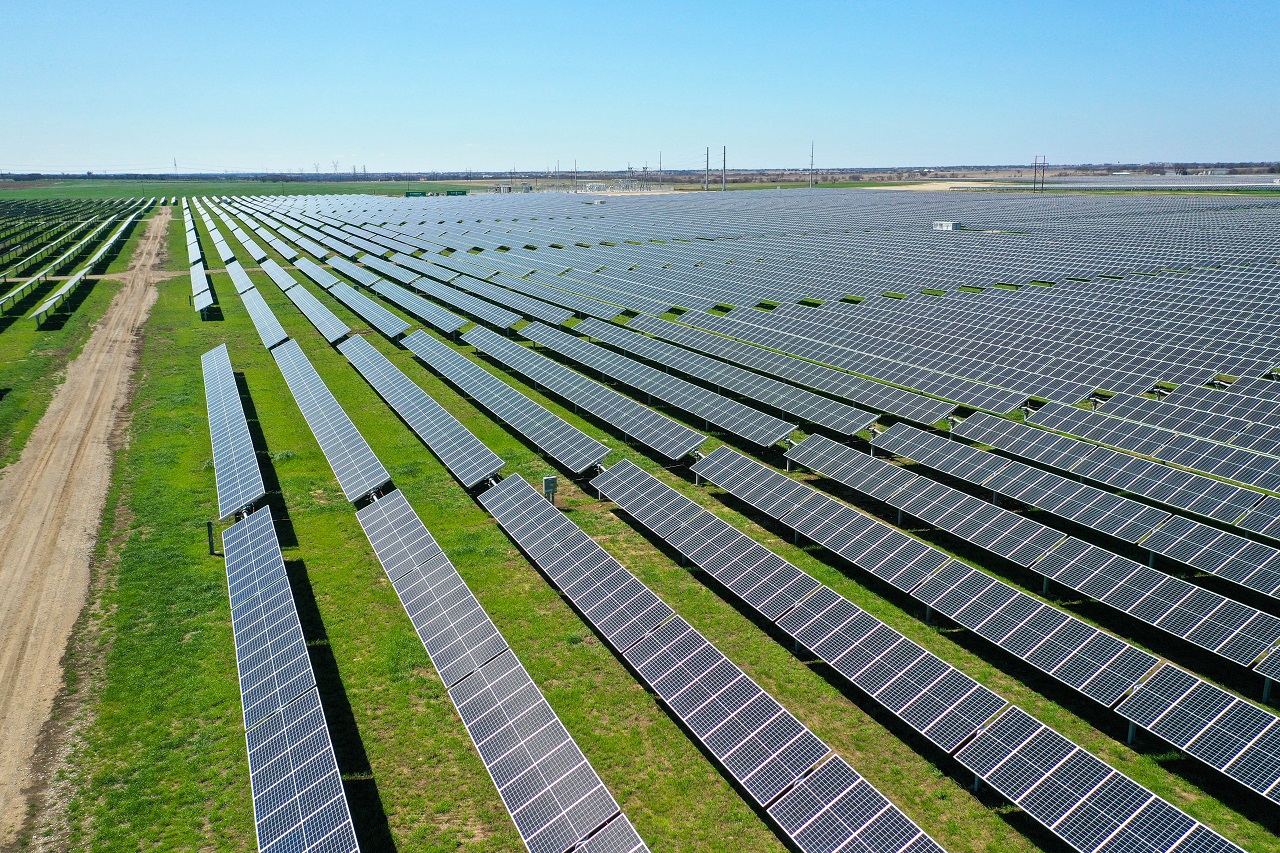 Gainesville Texas solar shot