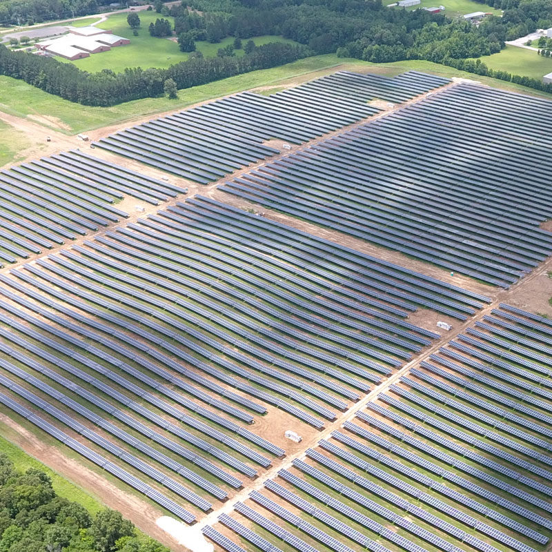 Wildberry Solar Center Aerial View